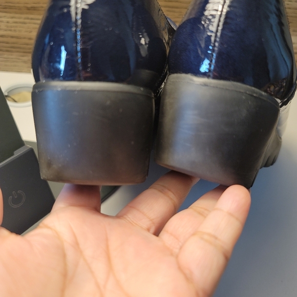 Wondersfly Patent Leather Lace-up Brogues Wedge Oxfords  - Sz 40 EU - Picture 6 of 10